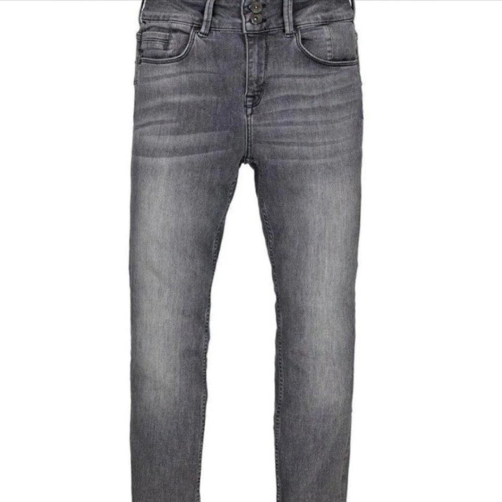 GARCIA Caro Slim Curved Jeans Medium Used Denim Grey Size 31 NWT Women's